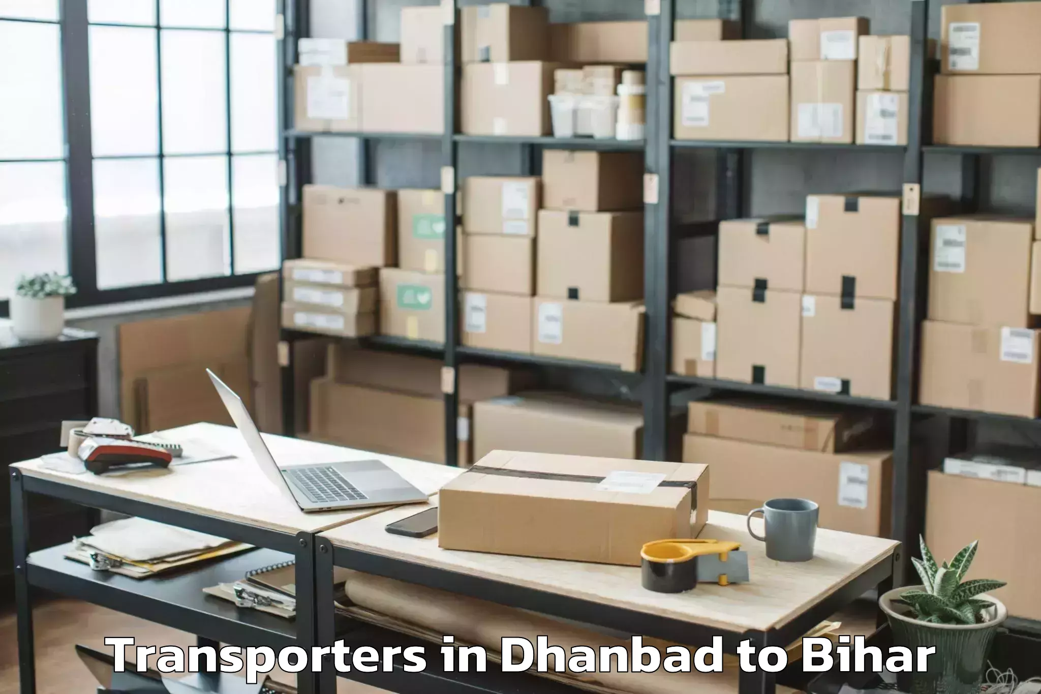 Book Dhanbad to Pakribarawan Transporters Online